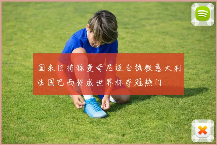 国米旧将称曼奇尼适合执教意大利法国巴西将成世界杯夺冠热门